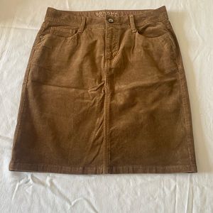 Sonoma size four brown skirt